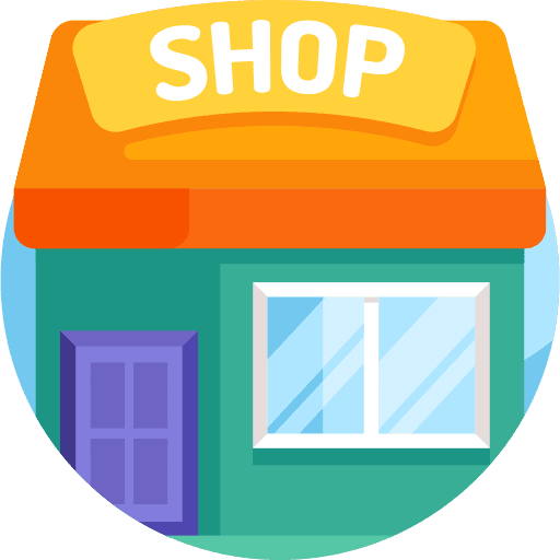 Shop commerce and shopping architecture and city store icon Shop commerce and shopping architecture and city store icon