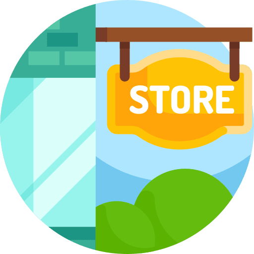 Shop commerce and shopping shop store icon Shop commerce and shopping shop store icon