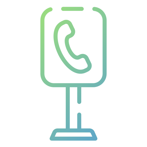 Payphone telephone communications technology icon