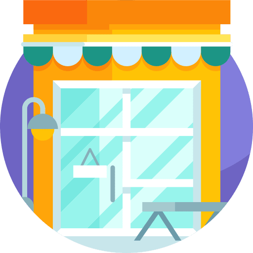 Shop architecture and city shop commerce and shopping icon Shop architecture and city shop commerce and shopping icon