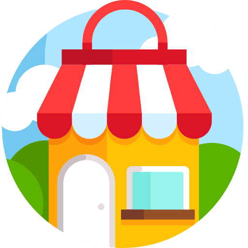 Shop shop architecture and city commerce and shopping icon Shop shop architecture and city commerce and shopping icon