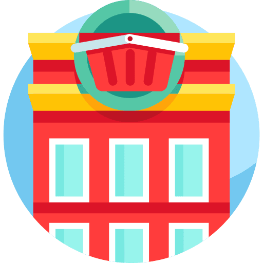 Store shop building commerce and shopping icon Store shop building commerce and shopping icon