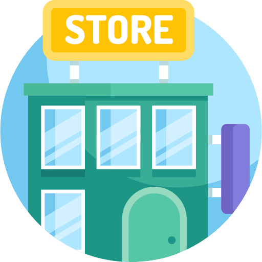 Store store architecture and city commerce and shopping icon Store store architecture and city commerce and shopping icon