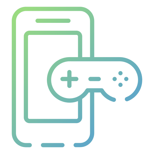 Video game mobile application gamepad video game icon Video game mobile application gamepad video game icon