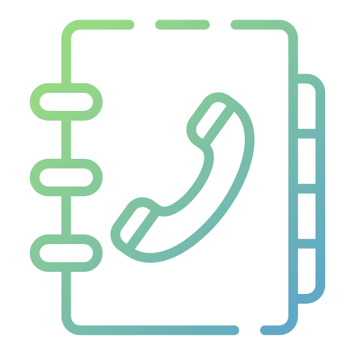 Phone book telephone communications agenda icon Phone book telephone communications agenda icon