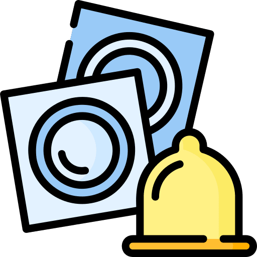 Condom prophylactic prevention masculine icon Condom prophylactic prevention masculine icon