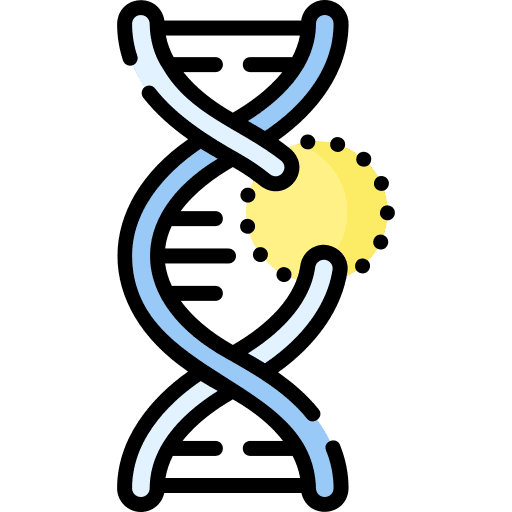 Genetics deoxyribonucleic acid genetical anomaly icon Genetics deoxyribonucleic acid genetical anomaly icon