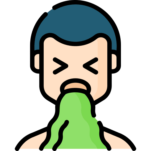 Sickness sick person vomit puke icon Sickness sick person vomit puke icon