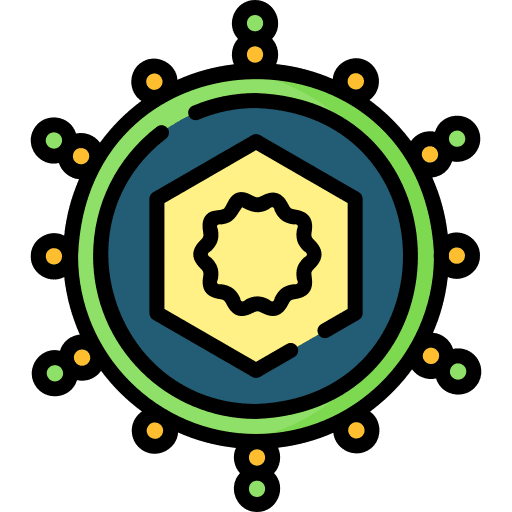 Virus bacteria infection healthcare and medical icon Virus bacteria infection healthcare and medical icon