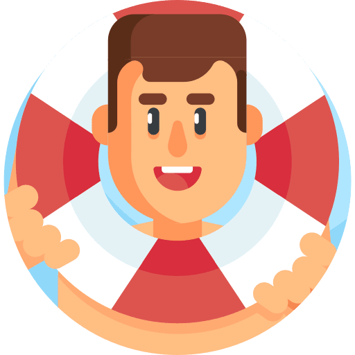 Lifeguard lifesaver avatar lifebuoy icon Lifeguard lifesaver avatar lifebuoy icon