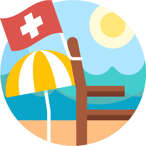 Lifeguard summertime beach lifeguard icon Lifeguard summertime beach lifeguard icon