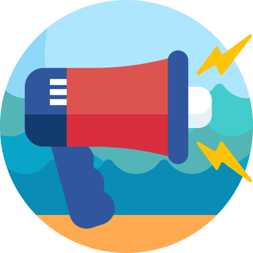 Megaphone loud megaphone advertising icon
