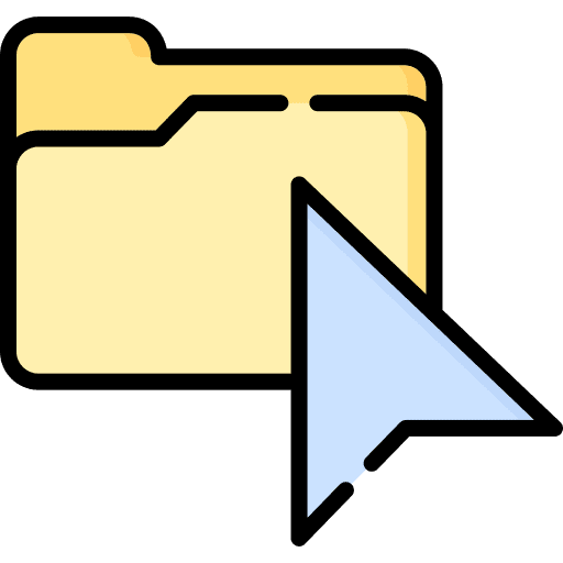 Folder ui mouse arrow icon Folder ui mouse arrow icon