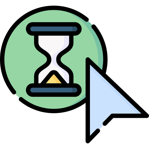 Hourglass cursor ui selection icon Hourglass cursor ui selection icon