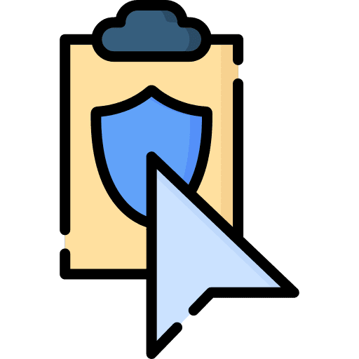 Protection protection choice cursor icon Protection protection choice cursor icon