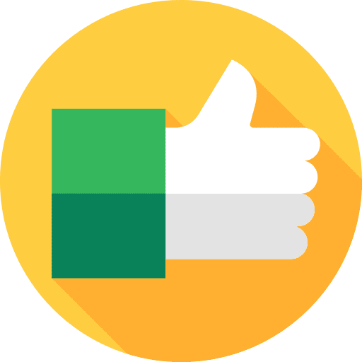 Like hand approve thumbs icon