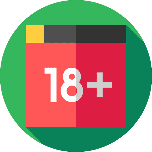 Porn restriction age limit fun icon