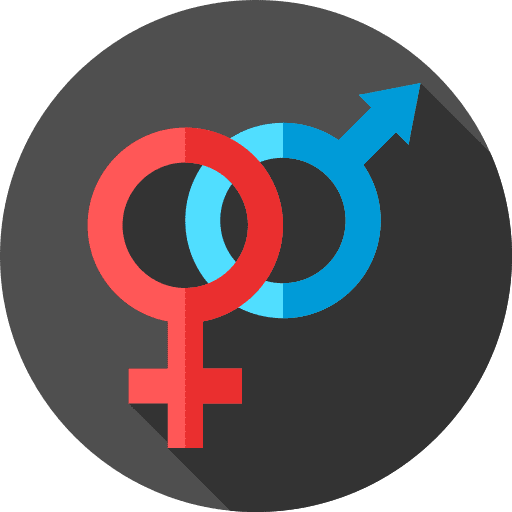 Sex gender shapes and symbols male icon