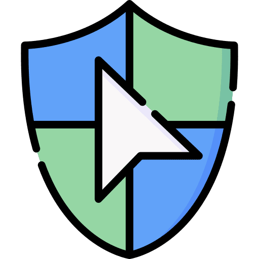 User protection mouse cursor user protection icon User protection mouse cursor user protection icon