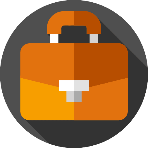 Working note case working suitcase icon