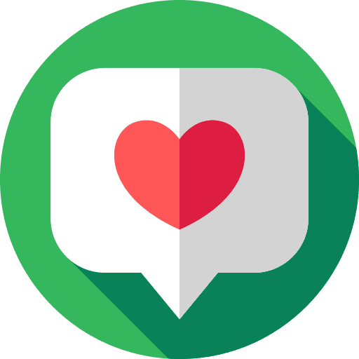 Like heart ui shapes and symbols icon