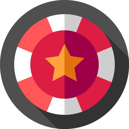 Poker chip casino chip gaming poker chip icon