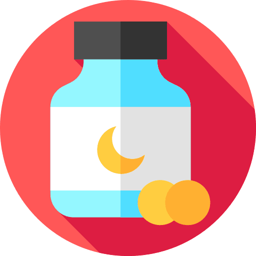 Sleeping pills drug healthcare and medical tablet icon