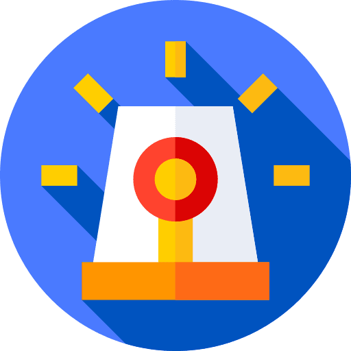 Siren danger siren urgent icon