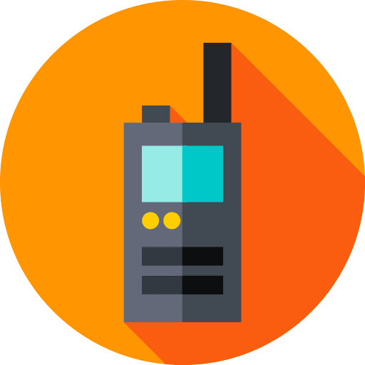 Walkie talkie security electronics frequency icon