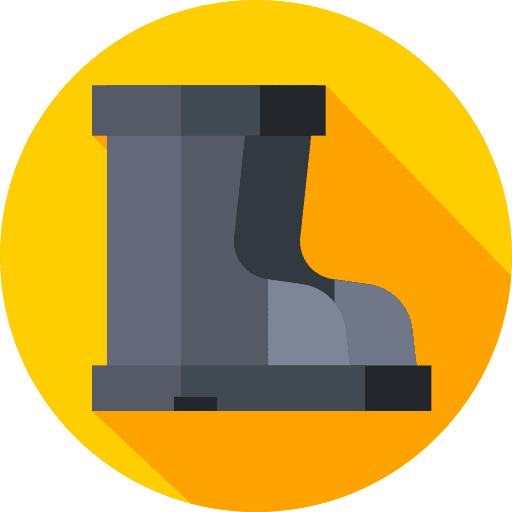 Boots firefighter protection boot icon