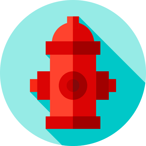 Fire hydrant safety fire hydrant water icon