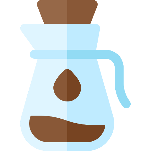 Drip glass hot beverage drip glass coffee break icon