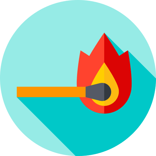 Match tool fire flame icon