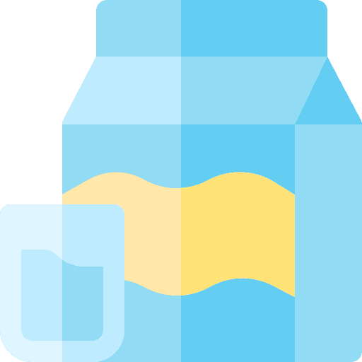 Milk food and restaurant beverage drink icon