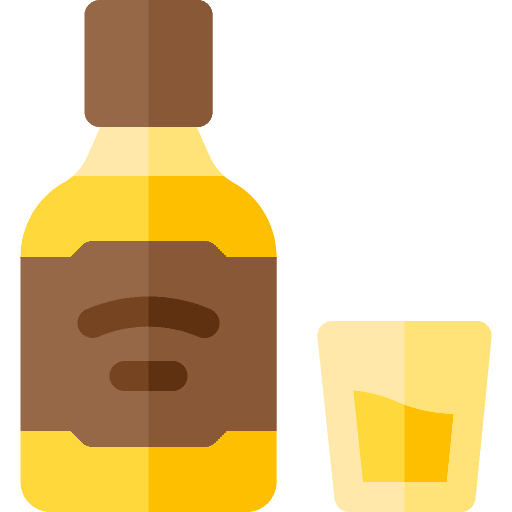 Whiskey drink bottle beverage icon Whiskey drink bottle beverage icon