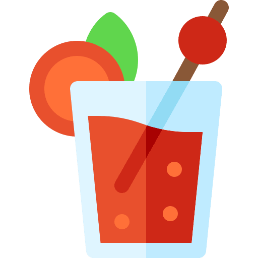Bloody mary party beverage food and restaurant icon Bloody mary party beverage food and restaurant icon