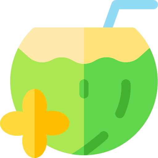 Coconut drink beach coconut drink spring icon Coconut drink beach coconut drink spring icon