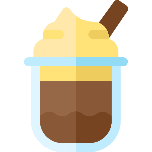 Frappe summer plastic cup cream icon Frappe summer plastic cup cream icon