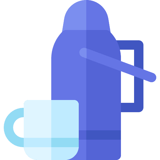 Hot drink camping thermo beverage icon Hot drink camping thermo beverage icon