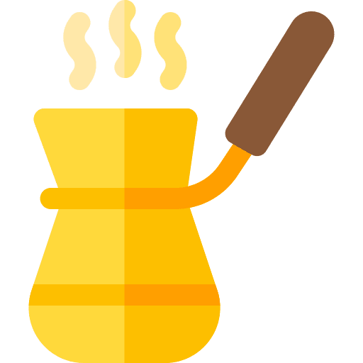 Turkish coffee hot drink kitchenware turkish cezve icon Turkish coffee hot drink kitchenware turkish cezve icon