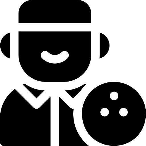 Bowler user sports and competition bowling pin icon Bowler user sports and competition bowling pin icon