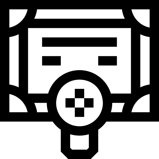 Diploma paper certification text icon