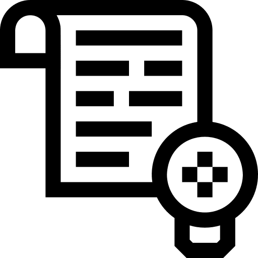 Diploma text file sheet icon