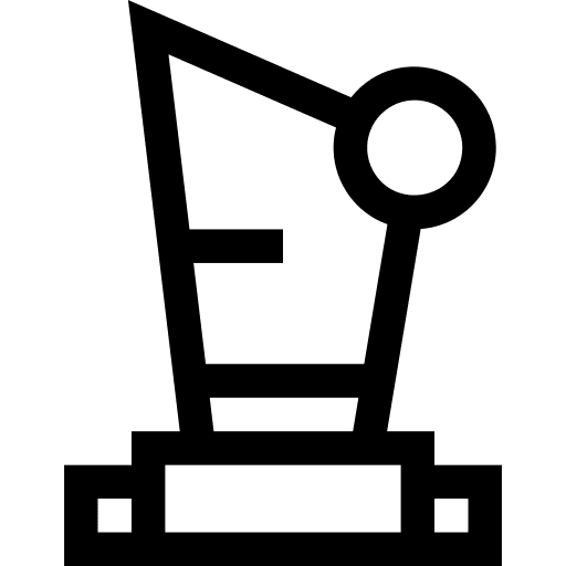 Trophy champion award sports and competition icon