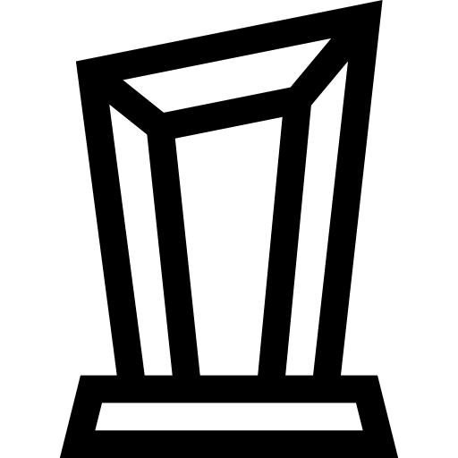 Trophy champion reward sports and competition icon