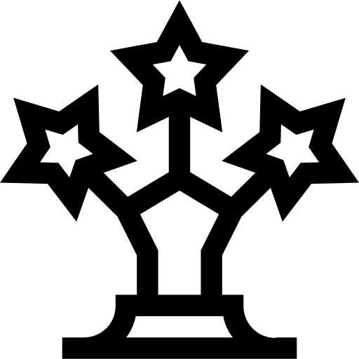 Trophy sports and competition cup winner icon