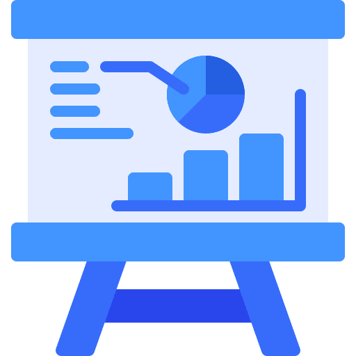 Presentation presentation board chart icon