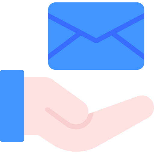 Envelope envelope hand communication icon Envelope envelope hand communication icon