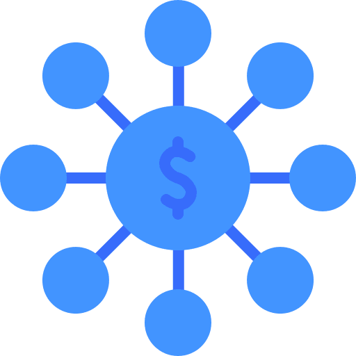 Investment coin marketing business and finance icon Investment coin marketing business and finance icon
