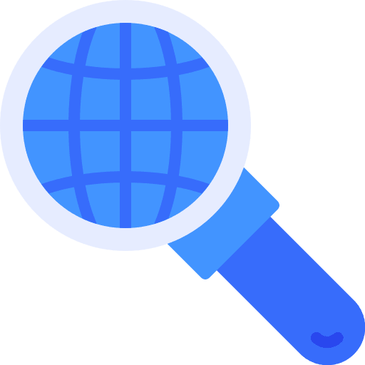 Search web seo and web magnifier icon Search web seo and web magnifier icon